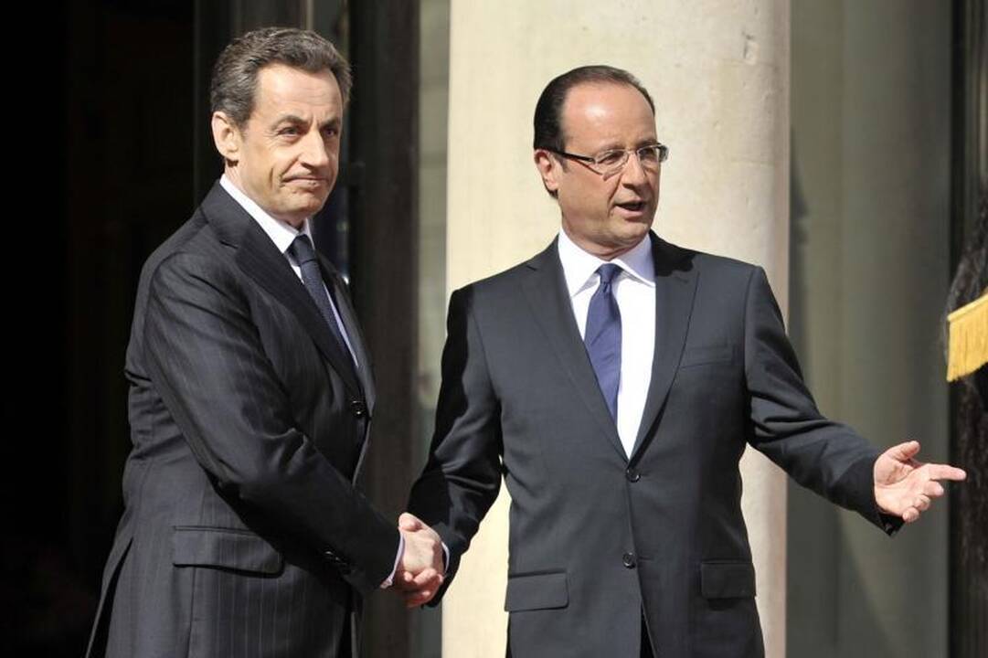 Francois Hollande'as prisaikdintas Prancūzijos prezidentu