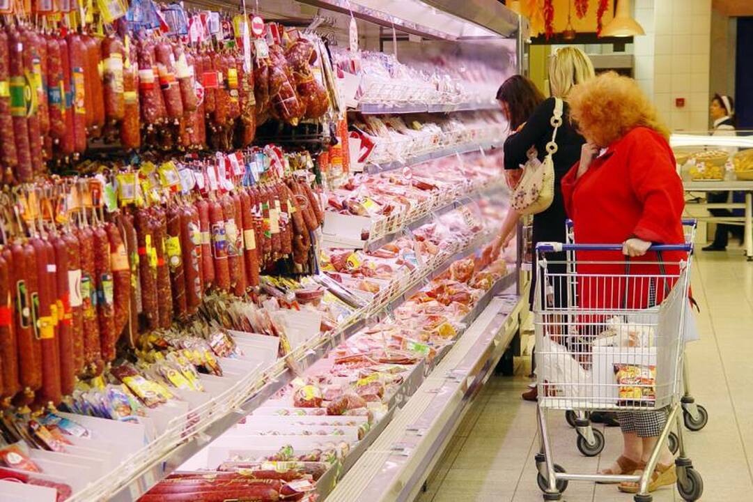 Vilniaus parduotuvėje uždrausta prekiauti beveik 60 kg produktų