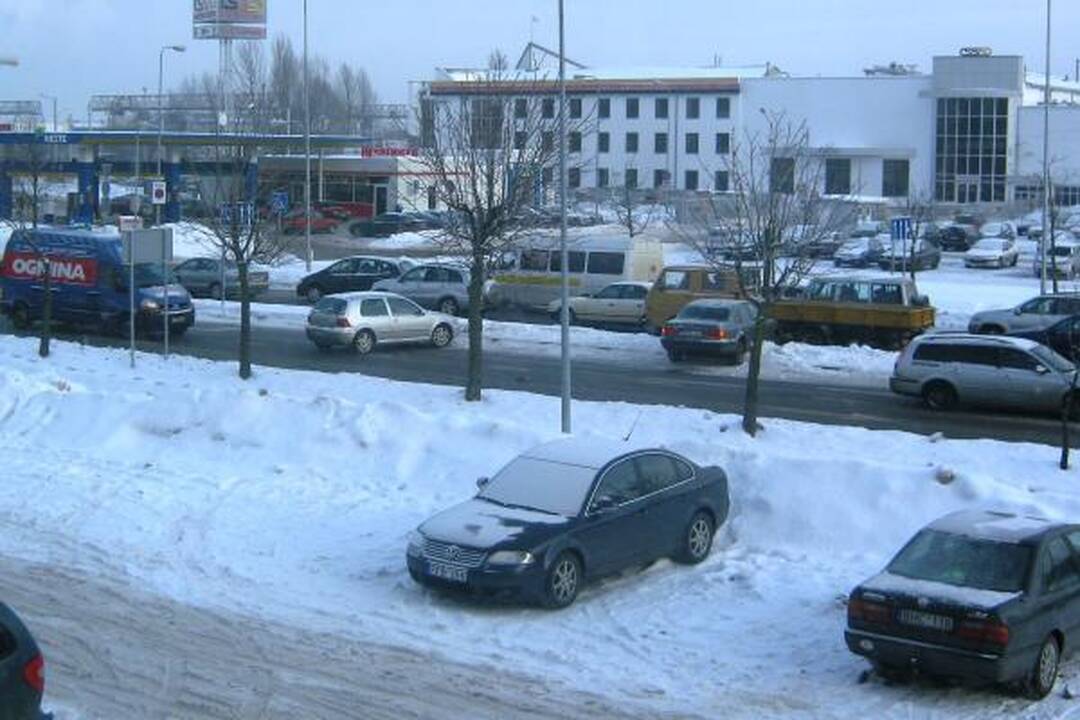 Orai Kaune: eismo sąlygos sudėtingos, artėja naujas ciklonas