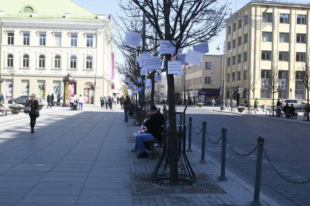 Sostinės V. Kudirkos aikštėje - spalvoti lygybės reikalavimai