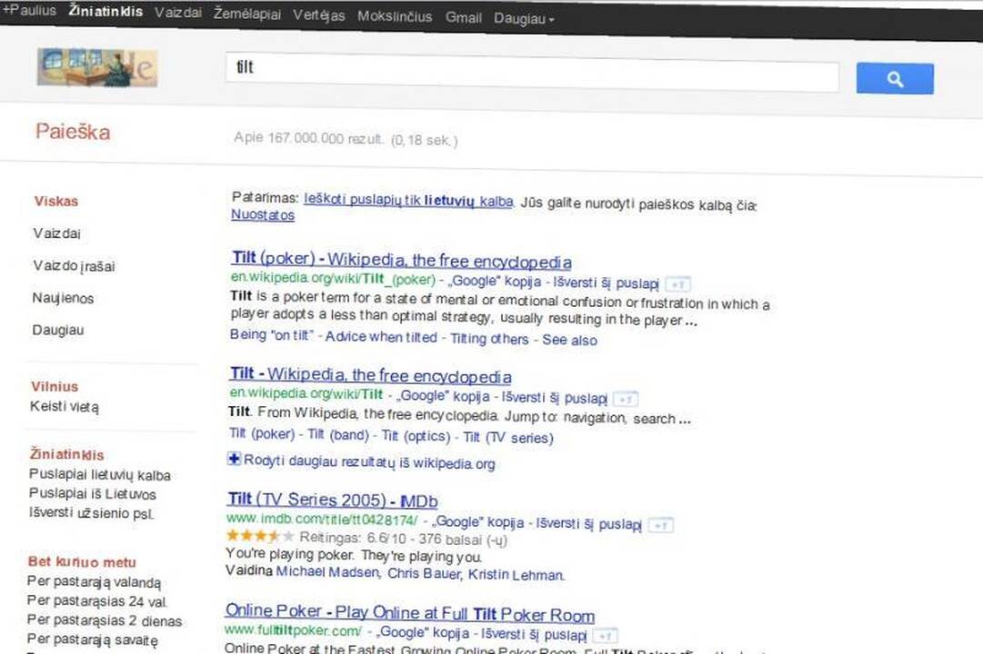  Dar viena slapta „Google“ išdaiga - paverskite paiešką