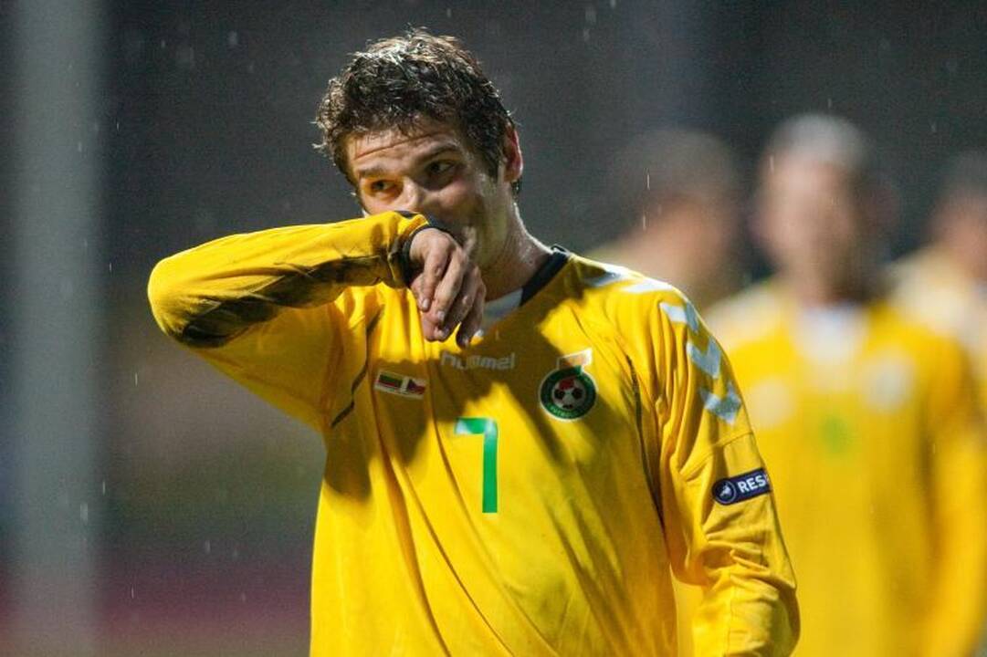 Lenkijos futbolo pirmenybių rungtynėse Mindaugas Panka buvo įspėtas
