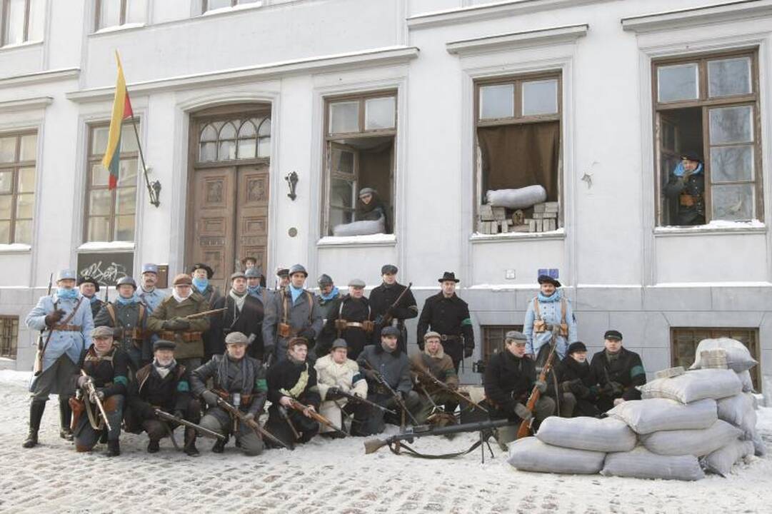 Prefektūros šturmas Teatro aikštėje – įspūdingas kaip ir prieš 90 metų