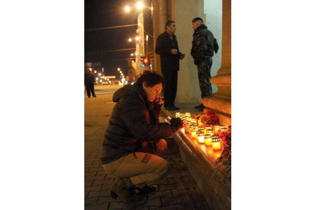 Balandžio 13-oji Minske paskelbta gedulo diena