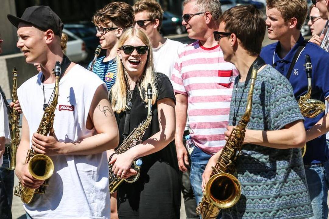 Kauno šventę pradėjo pučiamųjų festivalis