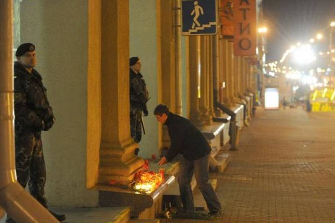 Balandžio 13-oji Minske paskelbta gedulo diena
