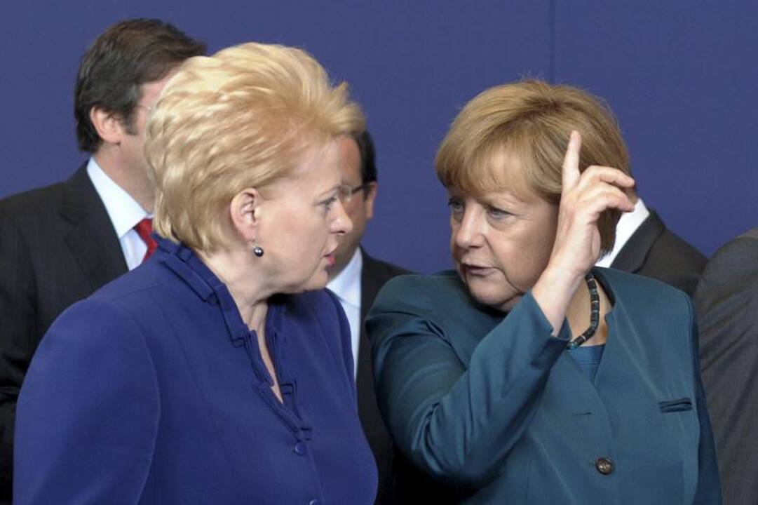 Dalia Grybauskaitė ir Angela Merkel