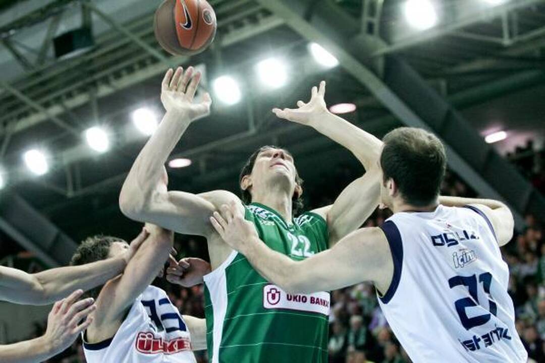 Kauno "Žalgiris" po pratęsimo 85:84 palaužė "Fenerbahce Ulker"