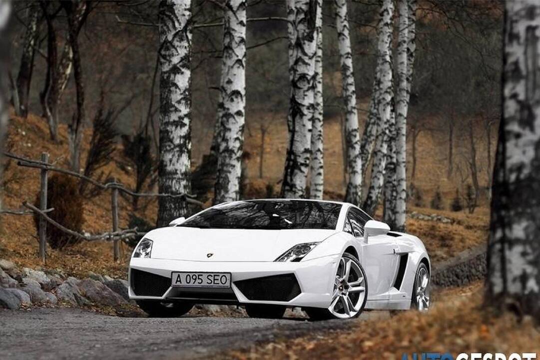 Su „Lamborghini Gallardo LP560-4“ - po Kazachstaną