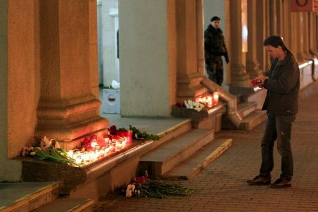 Balandžio 13-oji Minske paskelbta gedulo diena
