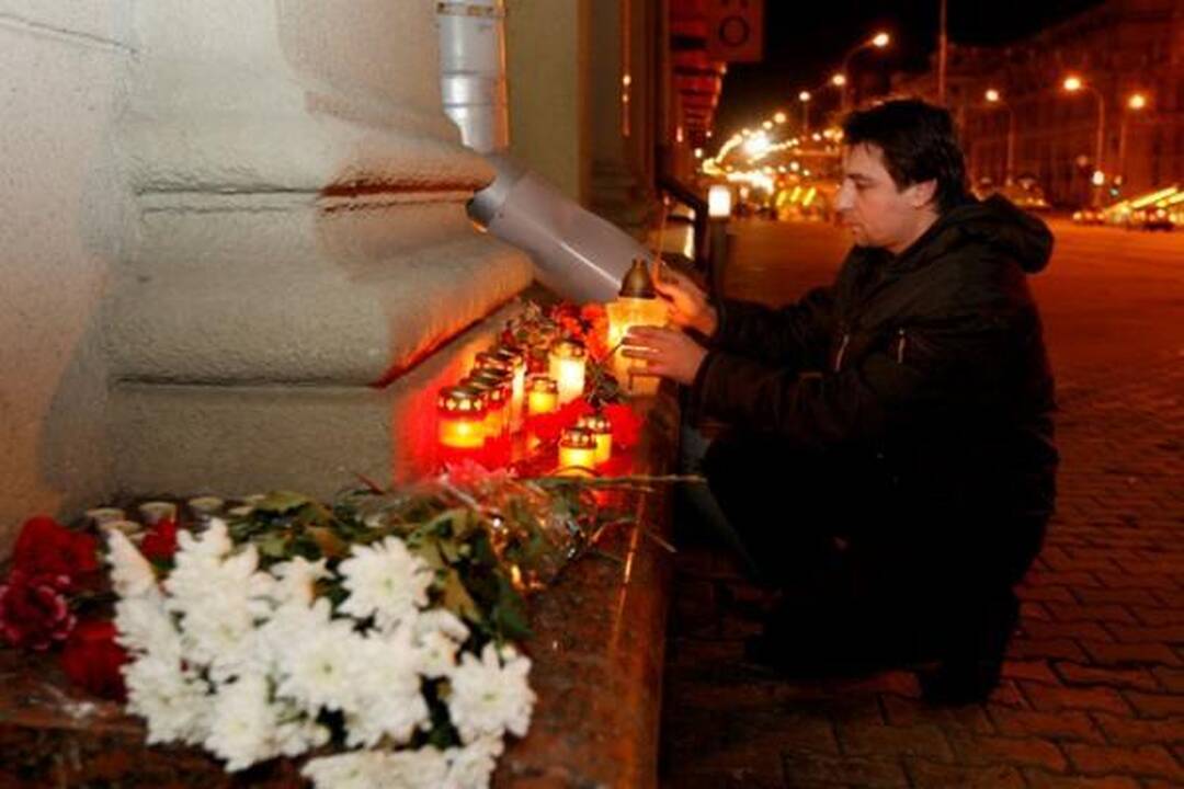 Balandžio 13-oji Minske paskelbta gedulo diena