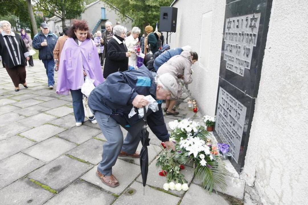 Uostamiestyje prisimintos žydų genocido aukos, padėkota jų gelbėtojams