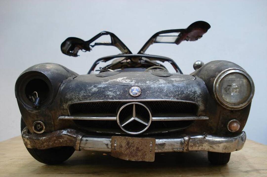 Vokiečio surūdijusi kolekcija - nuo „Porsche“ iki „Bugatti“