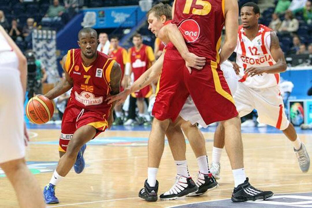 Makedonai paskutinėm sekundėm palaužė gruzinus - 65:63