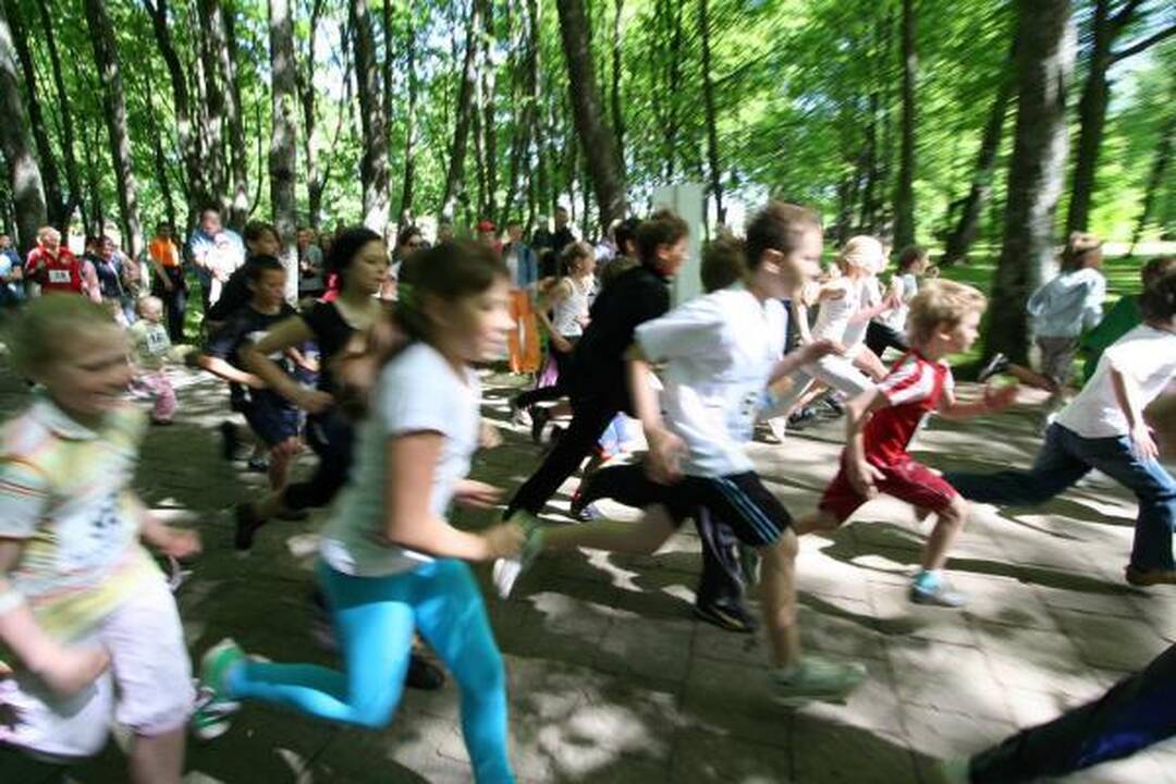 Gargždiškiai Vaikų gynimo dieną pažymėjo bėgimu