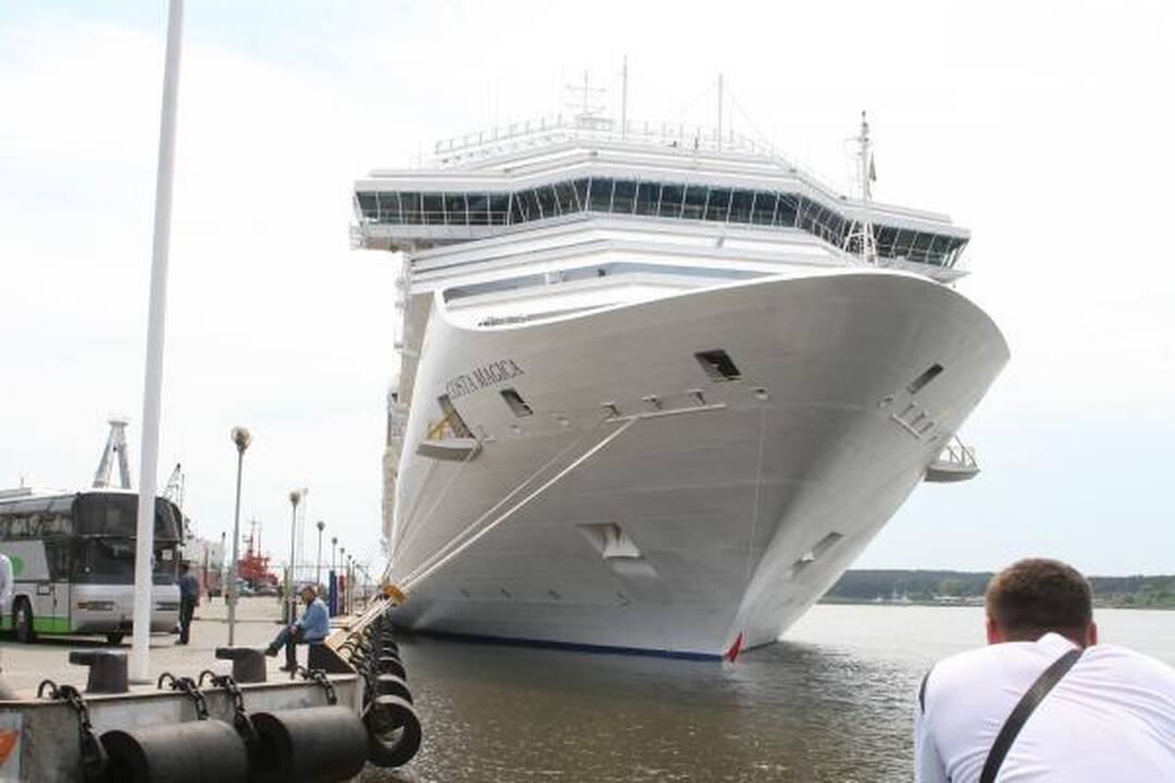„Costa Magica“ į Klaipėdą vėl atplukdė tūkstančius turistų