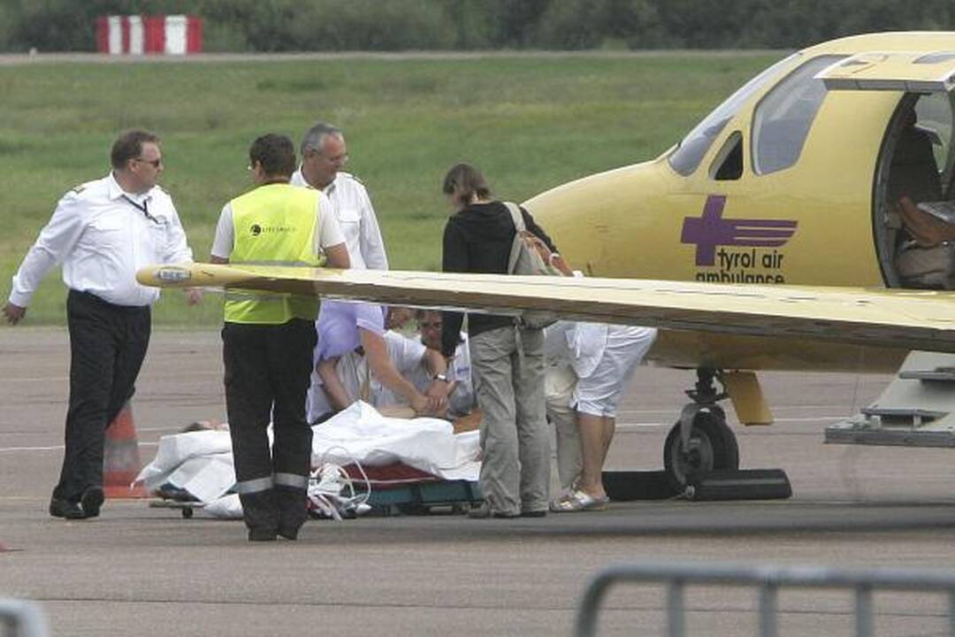 Į Čekiją išskraidintos dvi traumas patyrusios skautų dviratininkės (atnaujinta)