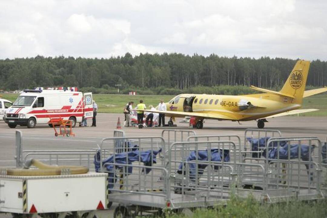 Į Čekiją išskraidintos dvi traumas patyrusios skautų dviratininkės (atnaujinta)