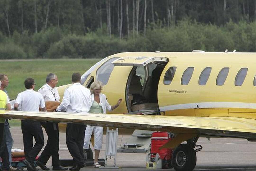 Į Čekiją išskraidintos dvi traumas patyrusios skautų dviratininkės (atnaujinta)