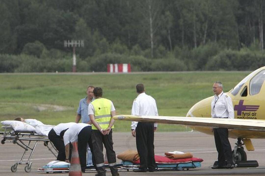 Į Čekiją išskraidintos dvi traumas patyrusios skautų dviratininkės (atnaujinta)