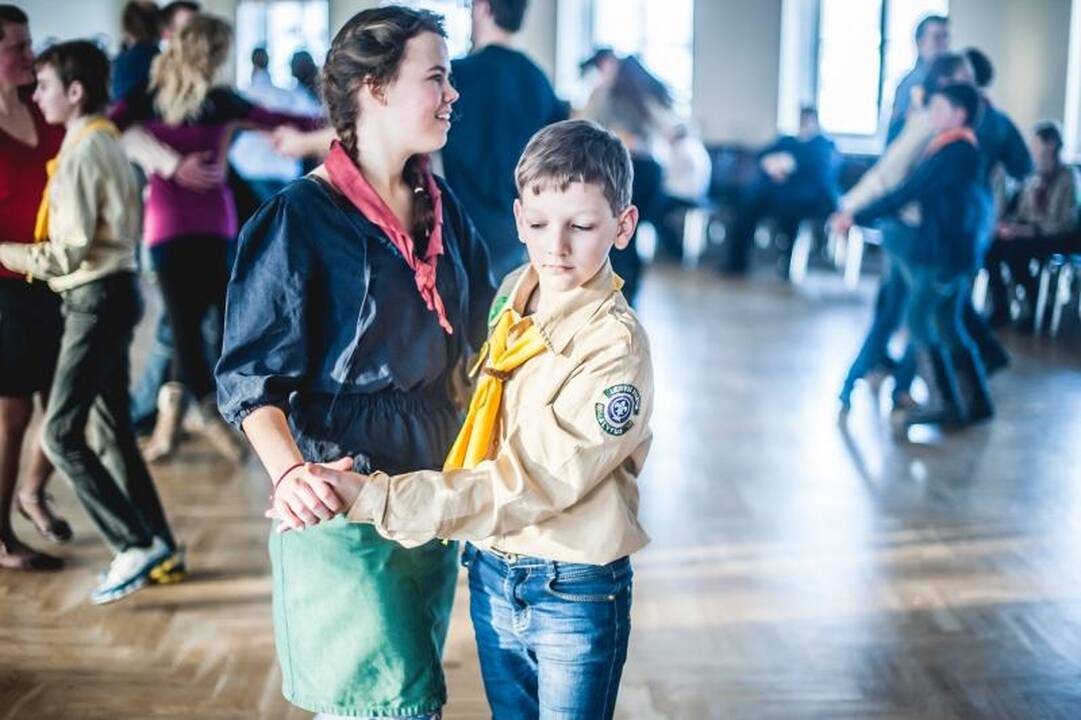 Kauną užplūdę balsingieji skautai varžėsi dainų konkurse