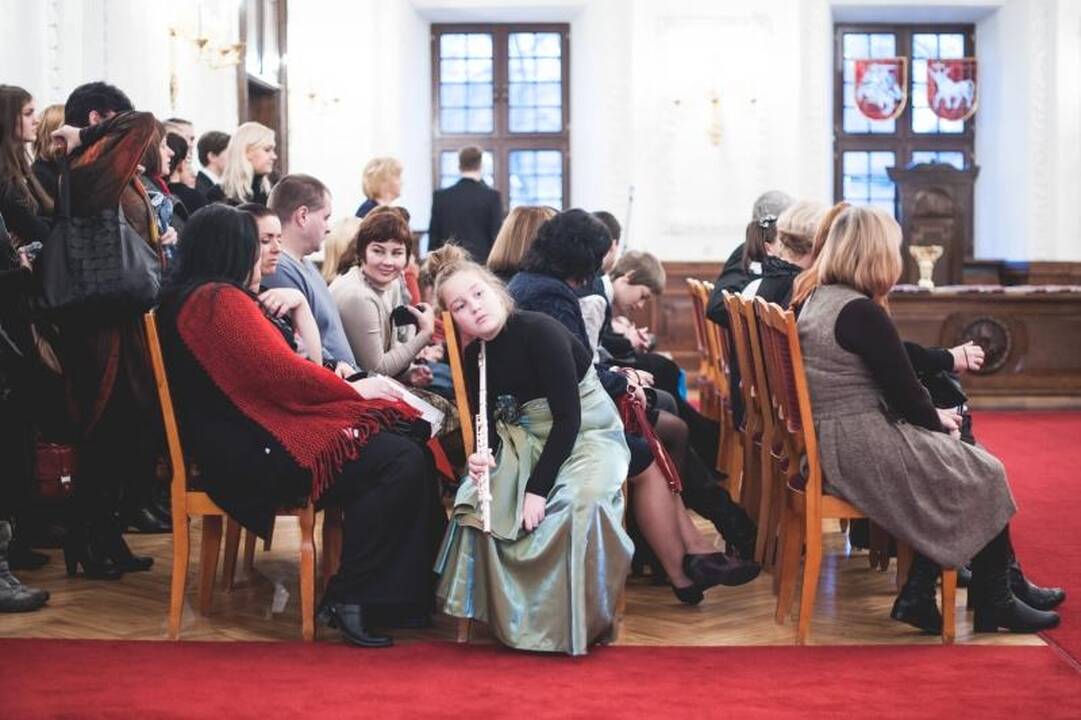 Gabiausi Kauno mokiniai netilpo į Rotušę