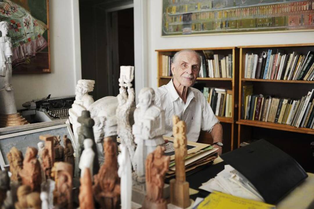 90-metis kraštotyrininkas L.Juozonis: aš dar turiu parako