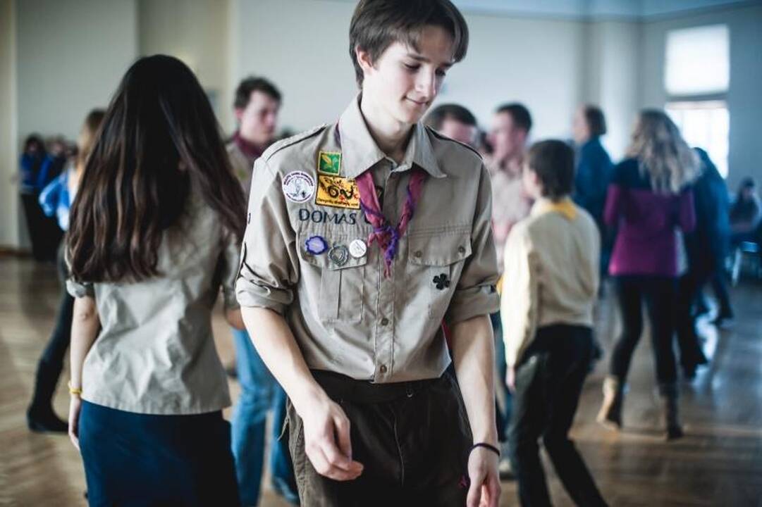 Kauną užplūdę balsingieji skautai varžėsi dainų konkurse