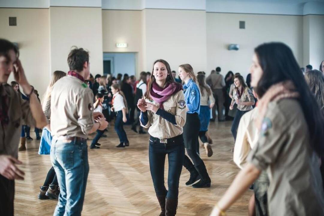 Kauną užplūdę balsingieji skautai varžėsi dainų konkurse