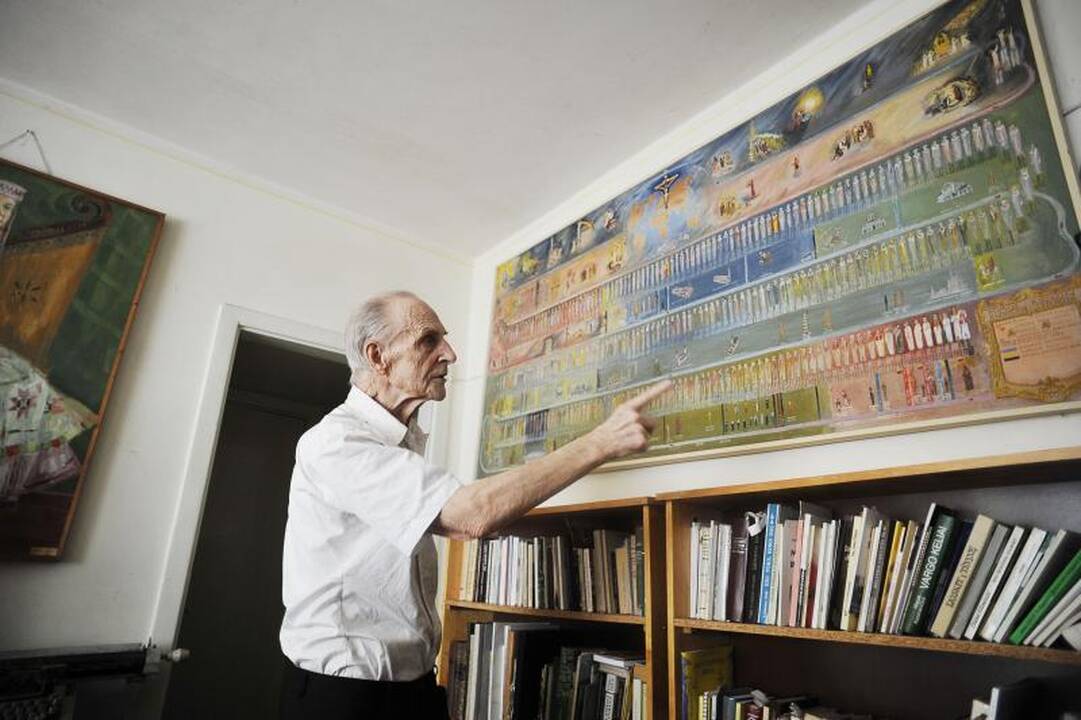 90-metis kraštotyrininkas L.Juozonis: aš dar turiu parako