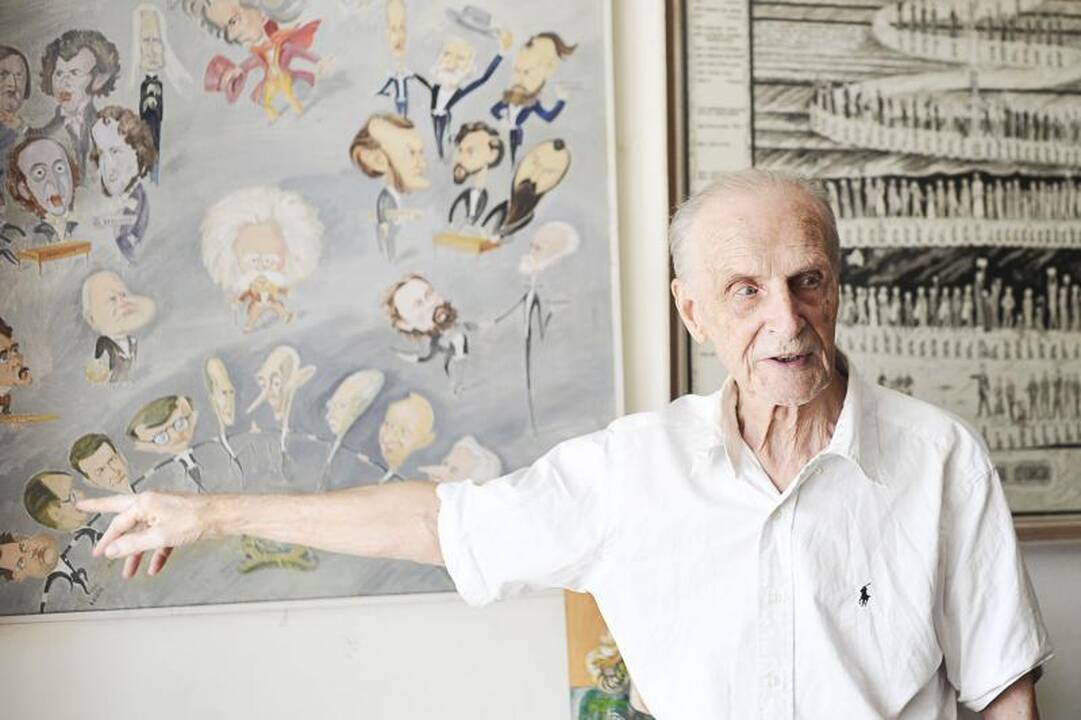 90-metis kraštotyrininkas L.Juozonis: aš dar turiu parako