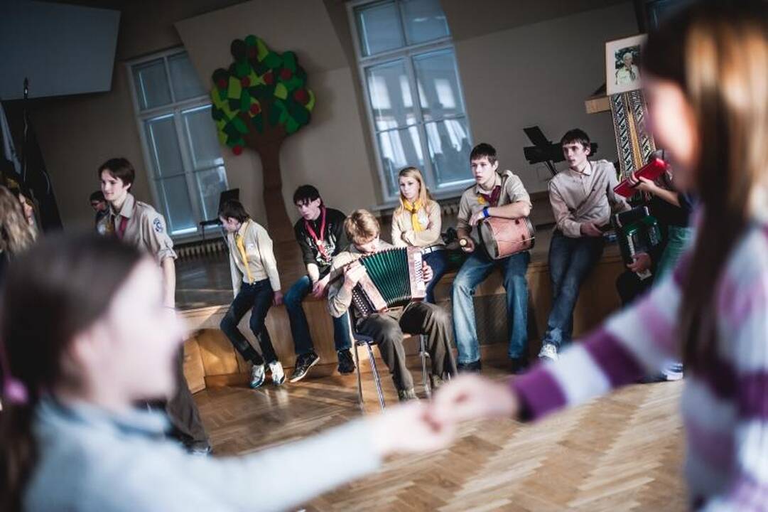 Kauną užplūdę balsingieji skautai varžėsi dainų konkurse