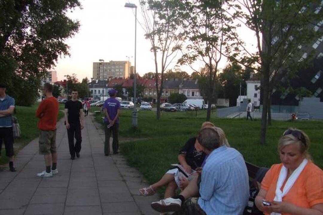 Pareigūnai D.Kedžio šalininkams pasitraukti neliepė 