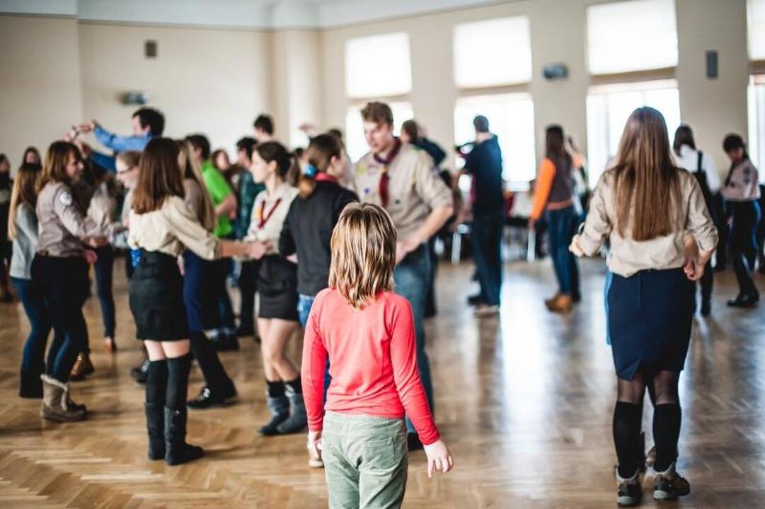 Kauną užplūdę balsingieji skautai varžėsi dainų konkurse