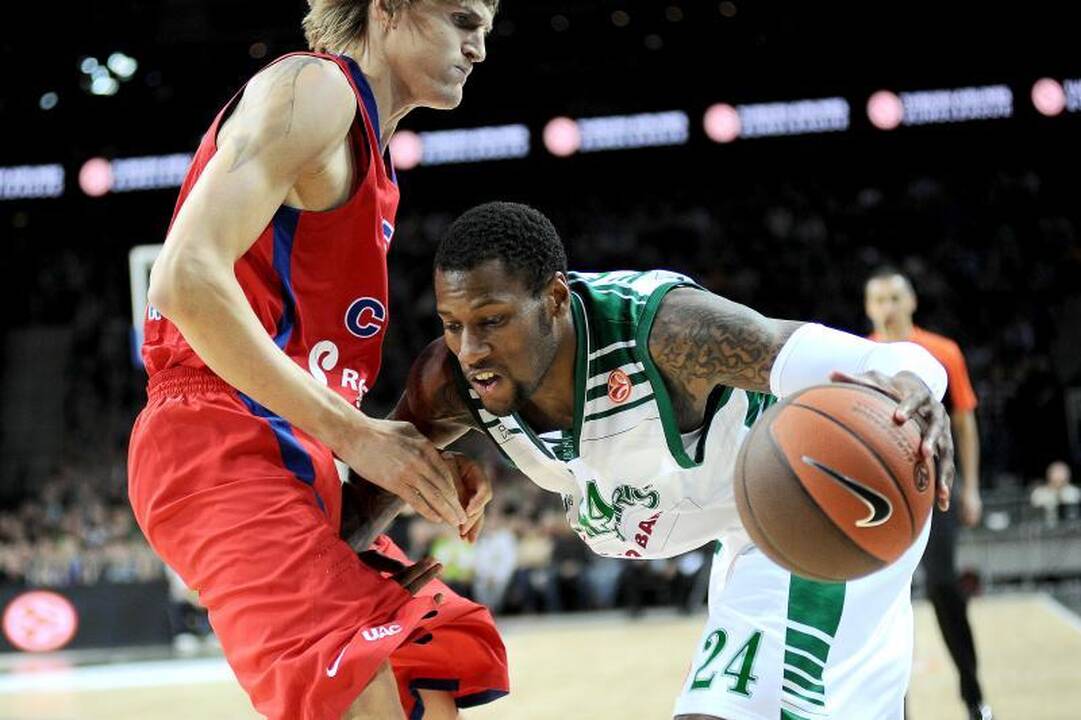 Žalgiriečiams taip ir nepavyko pavyti CSKA (74:87)
