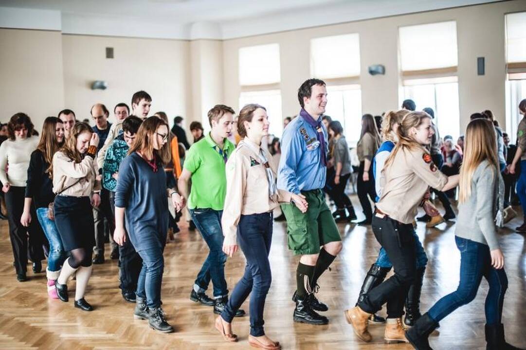 Kauną užplūdę balsingieji skautai varžėsi dainų konkurse