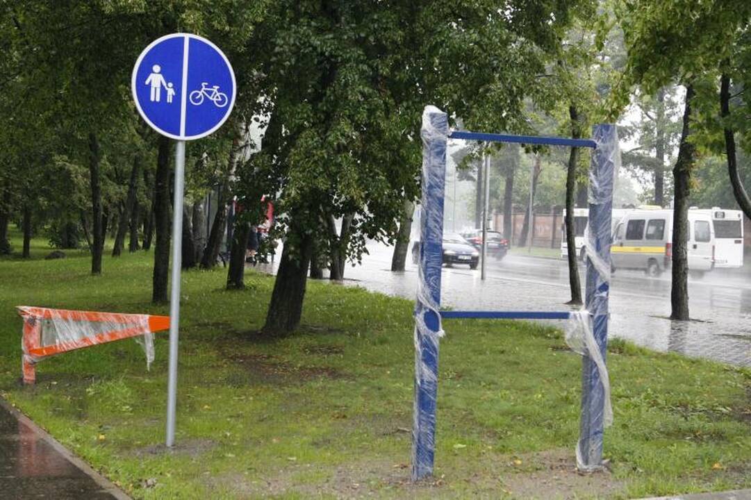 Klaipėdos poilsio parke – vandalų baimė