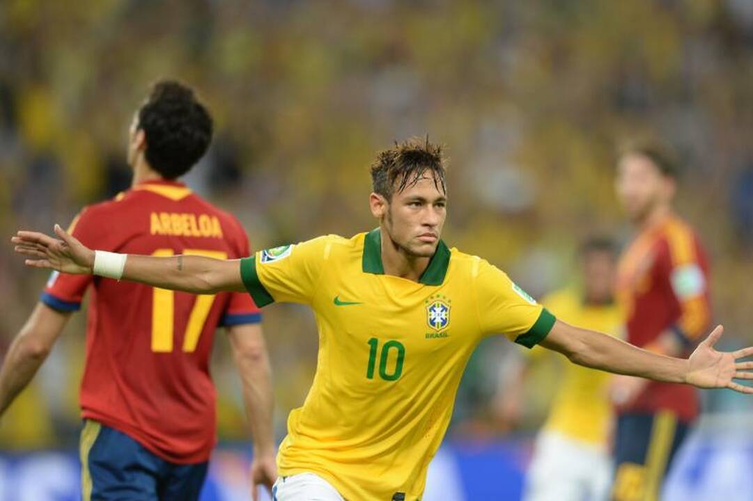 Brazilai sudorojo ispanus ir iškovojo Konfederacijų taurę
