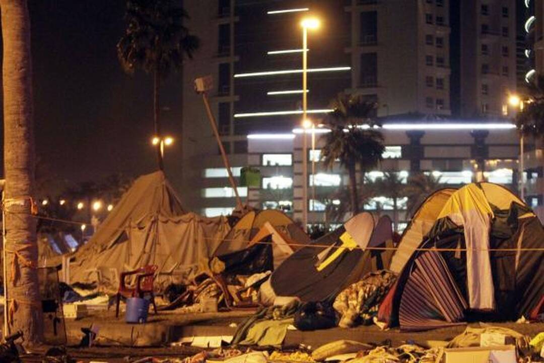 Bahreine protestuotojai vėl užėmė centrinę sostinės aikštę