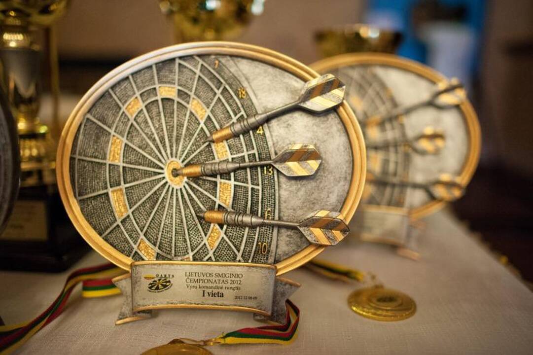 Lietuvos smiginio čempionate žaidimo madas diktavo kauniečiai