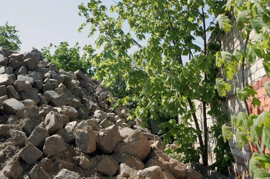 Vagys pasikėsino į A.Juozapavičiaus prospekto grindinio akmenis