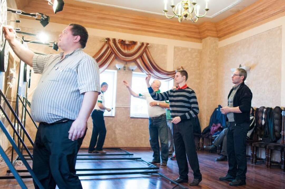 Lietuvos smiginio čempionate žaidimo madas diktavo kauniečiai