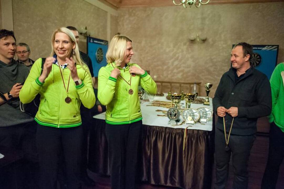 Lietuvos smiginio čempionate žaidimo madas diktavo kauniečiai