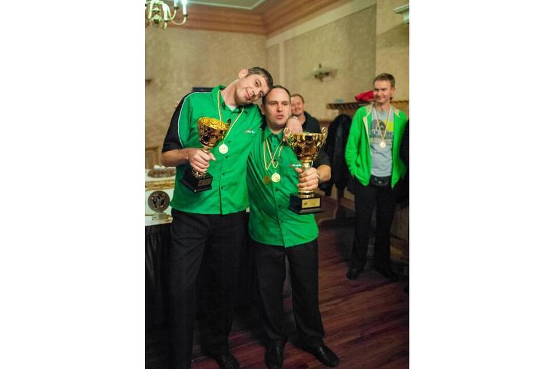 Lietuvos smiginio čempionate žaidimo madas diktavo kauniečiai