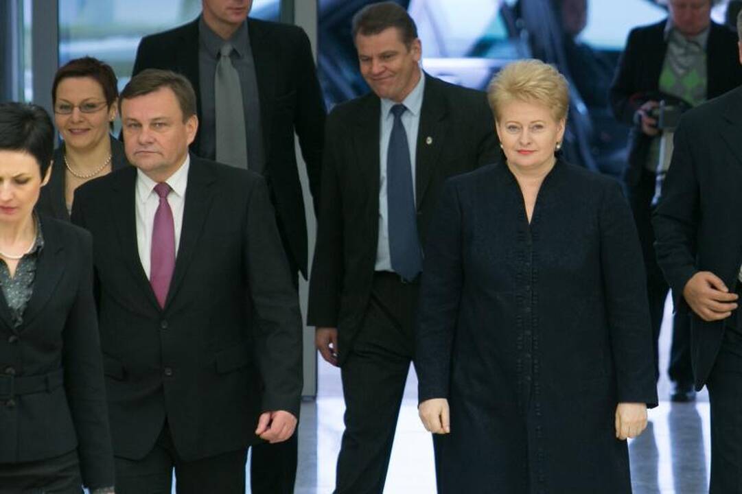 Prezidentė: tikiuosi, A.Butkevičiui užteks principingumo dėl ministrų