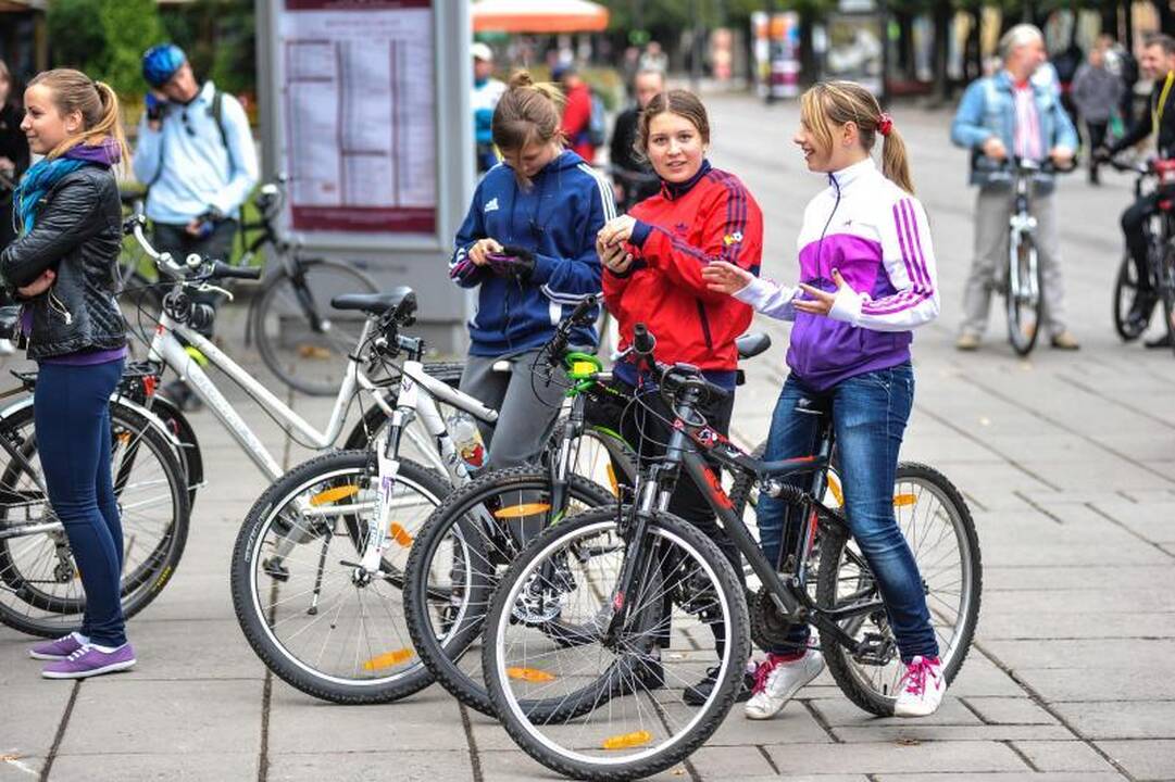 Šeštadienį Kaune – tradicinis dviratininkų paradas