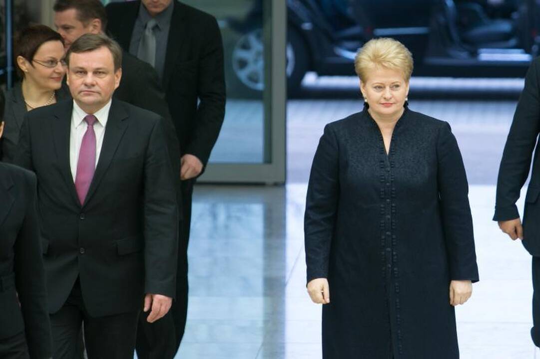 Prezidentė: tikiuosi, A.Butkevičiui užteks principingumo dėl ministrų