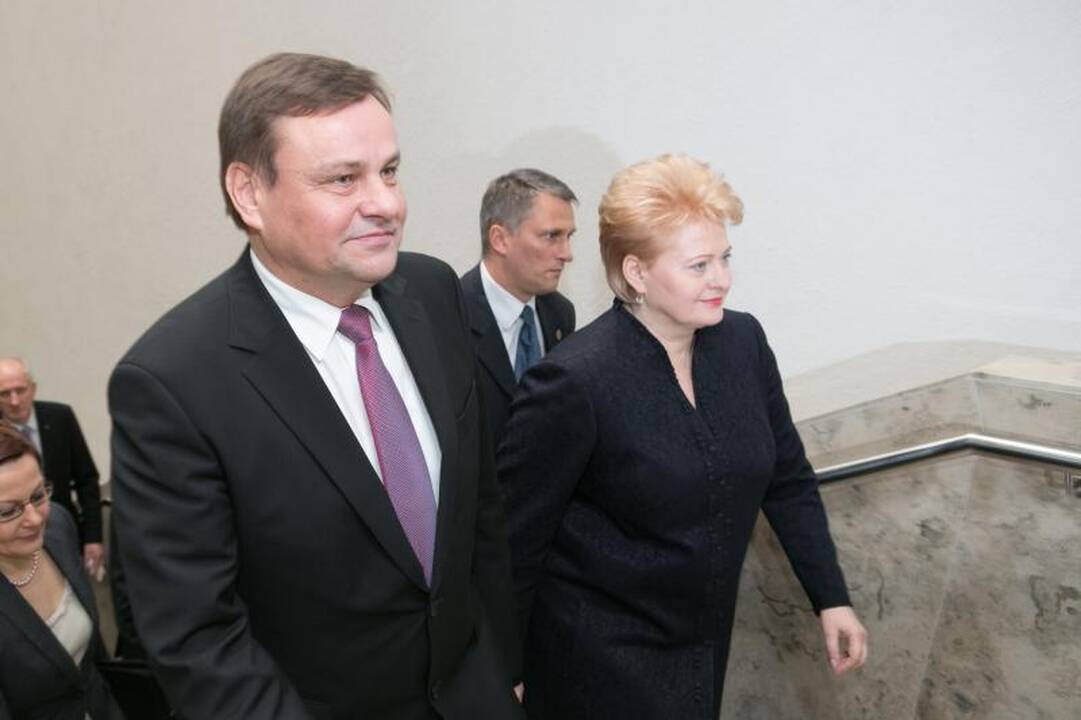 Prezidentė: tikiuosi, A.Butkevičiui užteks principingumo dėl ministrų