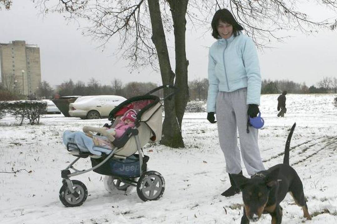 Naktį gausiai pasnigus per avariją sužaloti keli žmonės (papildyta)