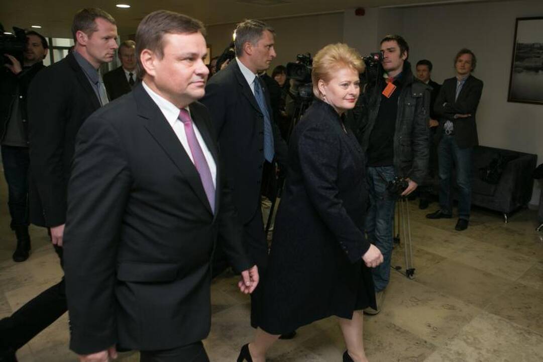 Prezidentė: tikiuosi, A.Butkevičiui užteks principingumo dėl ministrų